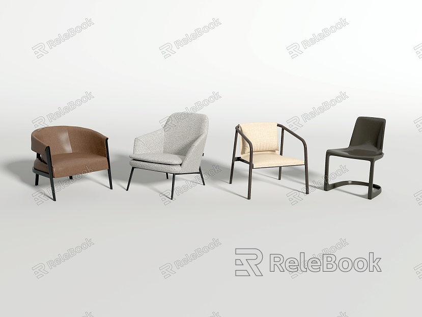 Single Chair Chair Leisure Chair Leisure Sofa Desk Chair New Chinese Chair model