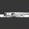 Decorative Guitar Shaped Silver Keychain With Love Pendant Fashion Accessory