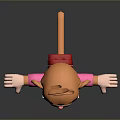 Monkey Cartoon Monkey Anime Monkey Stylized Monkey Fantasy Style Monkey Toy 3d model