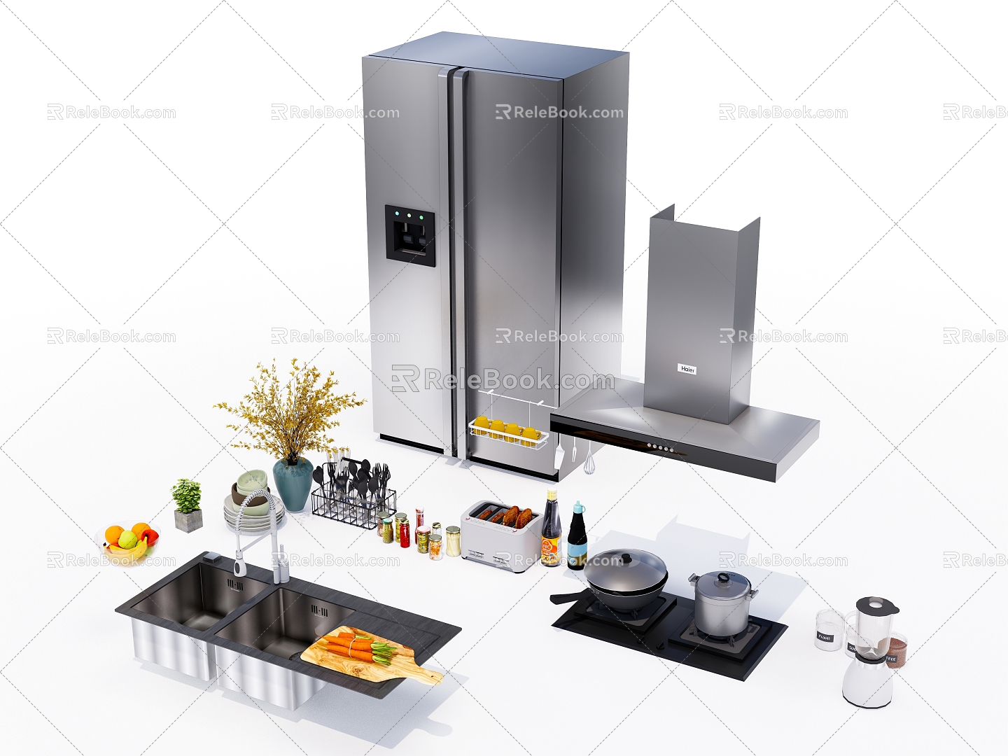 Modern Kitchen Supplies Portfolio model