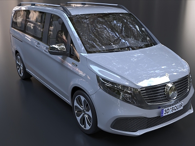 Mercedes-Benz EQV Mercedes-Benz MPV Mercedes-Benz Business Car Business Car 3d model