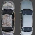 an old car 3d model