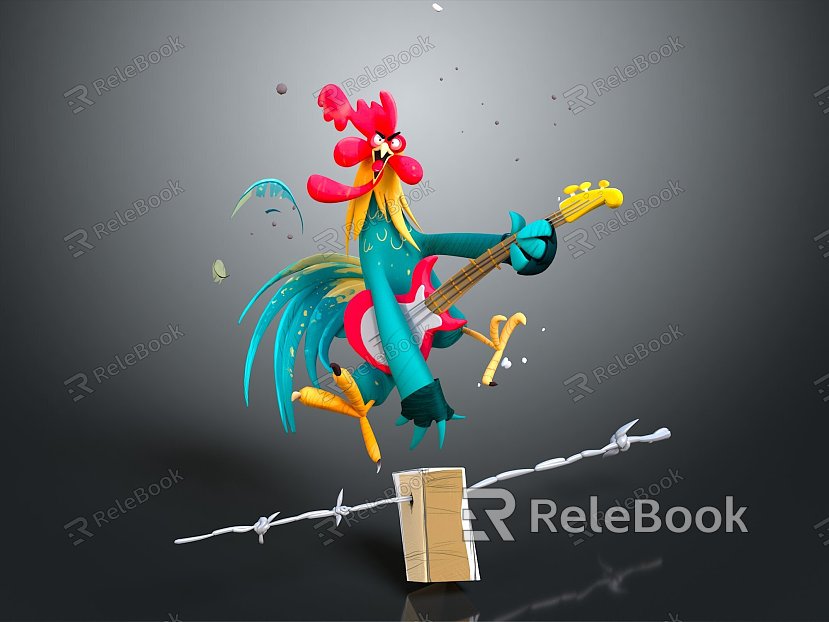 Modern cock cartoon cock anime cock model