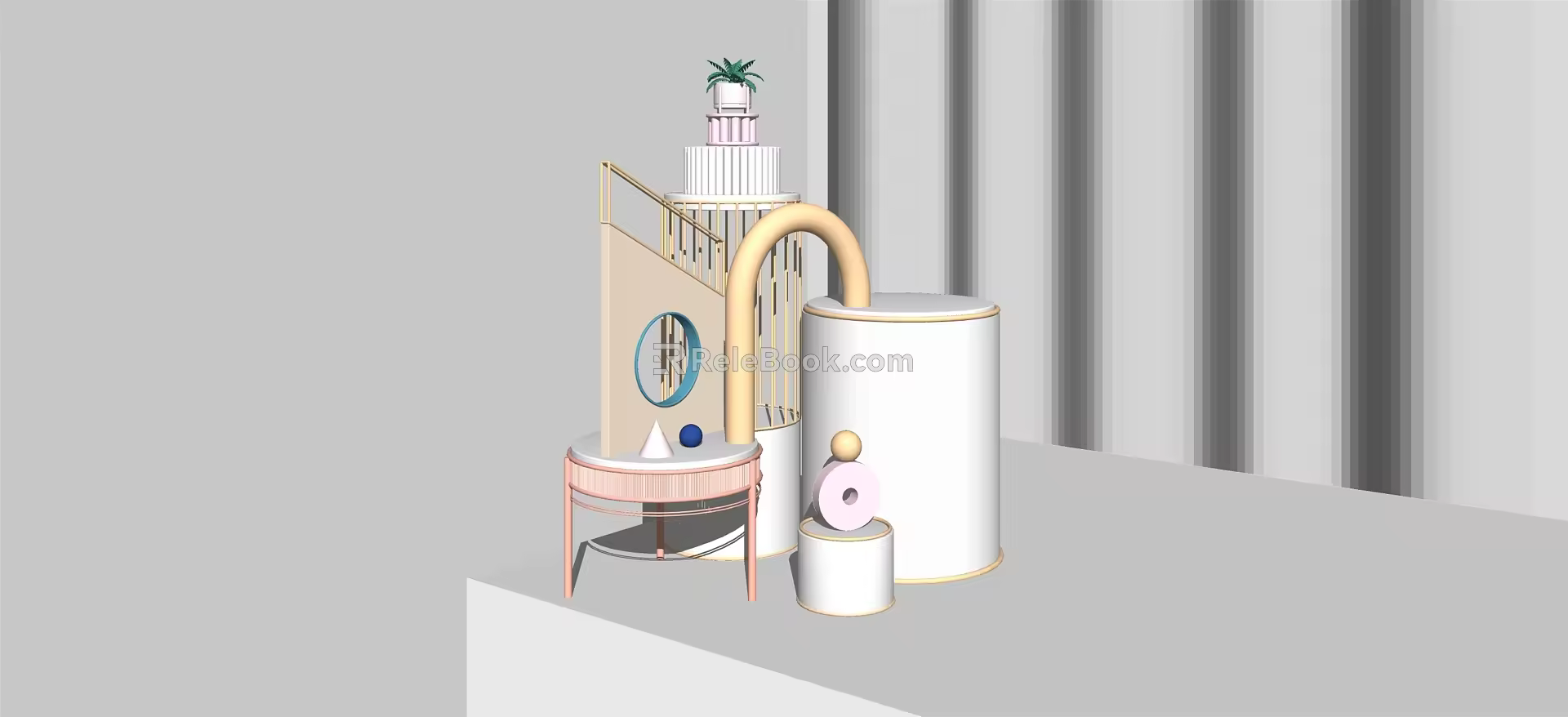 Modern Meichen e-commerce Meichen 3d model