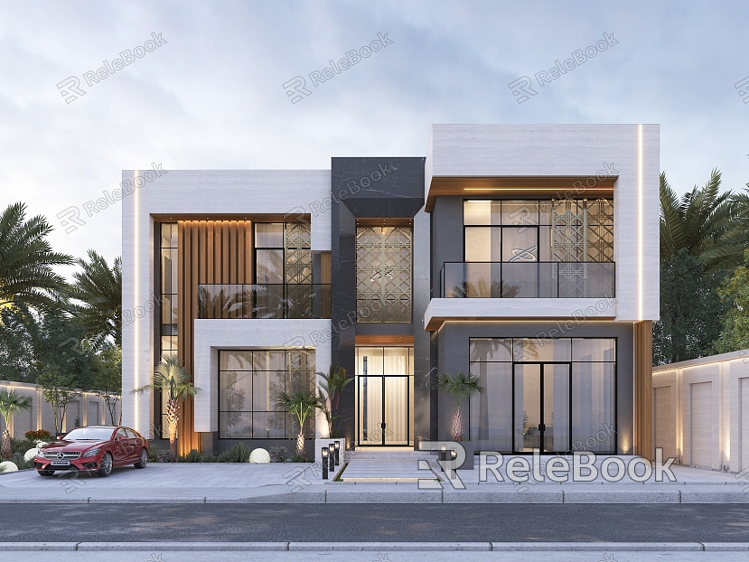 Modern Single-family Villa Luxury Single-family Villa Homestay Building Self-built model