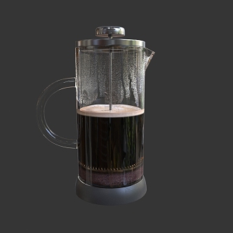 Brewing coffee pot coffee pot boiling teapot coffee grinder coffee brewing 3d model