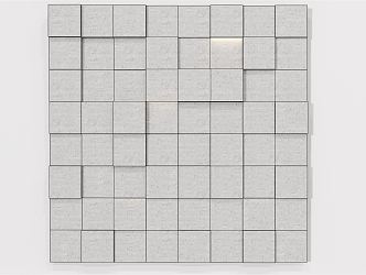 Modern wall texture wall brick wall 3d model