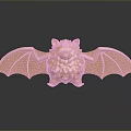 Golden Animal Sculpture With Bat Wings And Lion Like Features On Reflective Surface
