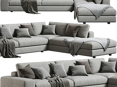 Arflex Modern Multiplayer Sofa 3d model