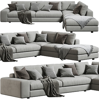 Arflex Modern Multiplayer Sofa 3d model