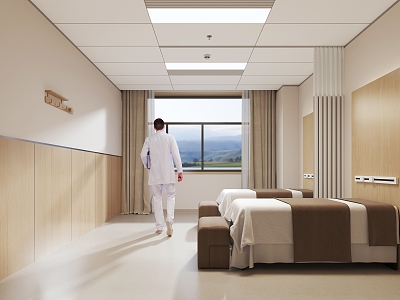 Modern Physiotherapy Room 3d model