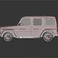Red Luxury SUV With Roof Rack Shiny Body Black Wheels On Black Background With Reflection