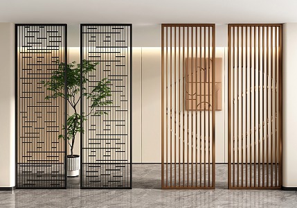 Screen Partition Hollow Partition Porch Partition Metal Partition Living Room Partition 3d model