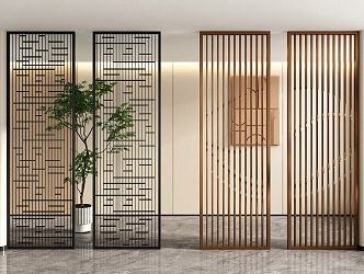 Screen Partition Hollow Partition Porch Partition Metal Partition Living Room Partition 3d model