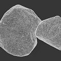 Natural Stone Pieces With Rough Surface Textures And Natural Material Characteristics For Decorative Use