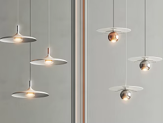 Modern chandelier 3d model