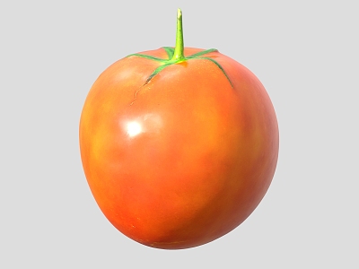 Tomato Cartoon Tomato Cartoon Vegetables 3d model