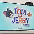 Projection Monitoring of Tom and Jerry Show Displayed on Tencent Video Screen