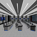 Modern Control Room With Multiple Monitoring Screens Control Desks Office Chairs And Data Displays