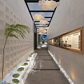 New Chinese-style Silverware Shop Ancient Architecture 3d model
