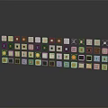 Colorful Modern Switch Panels With Various Designs And Neat Home Arrangement