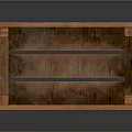Wooden Crate Design Featuring Stacked Slats And Side Handles