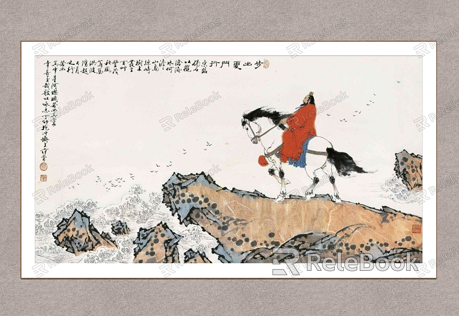 Decorative Painting Chibi Fanfan Zeng Traditional Chinese Painting model