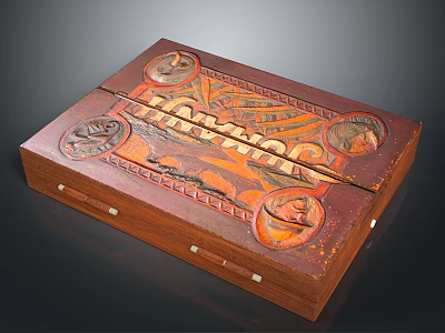 Wooden Box Storage Box Item Box Collection Box Jewel Box Small Box Container Realistic 3d model