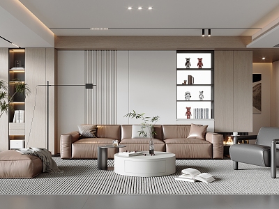 modern living room model