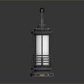 Railway lantern miner's lamp miner's lamp antique miner's lamp classical miner's lamp vintage miner's lamp portable lamp lighting 3d model