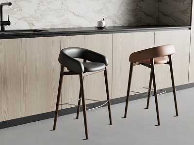 Modern Bar Chair Bar Stool High Stool model