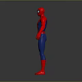 Spider Man 3D Model With Red And Blue Costume In Standing Pose