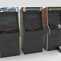 Retro game machine 3d model