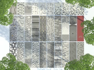 New Chinese Paving Sick Paving 3d model New Chinese Paving Sick Paving 3d model