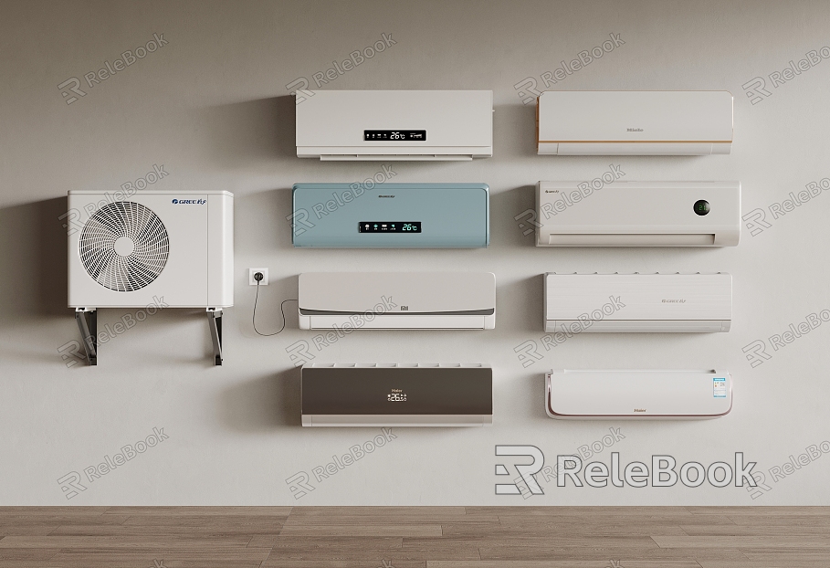 Modern Air Conditioning Wall-mounted Air Conditioning Air Conditioning Hanging Air Conditioning External model