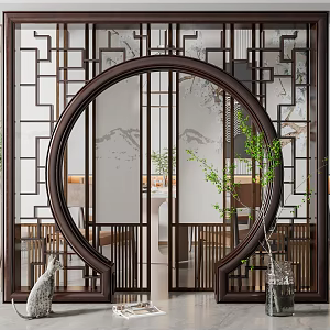 New Chinese Arch 3d model