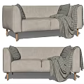 Modern Multiplayer Sofa 3d model