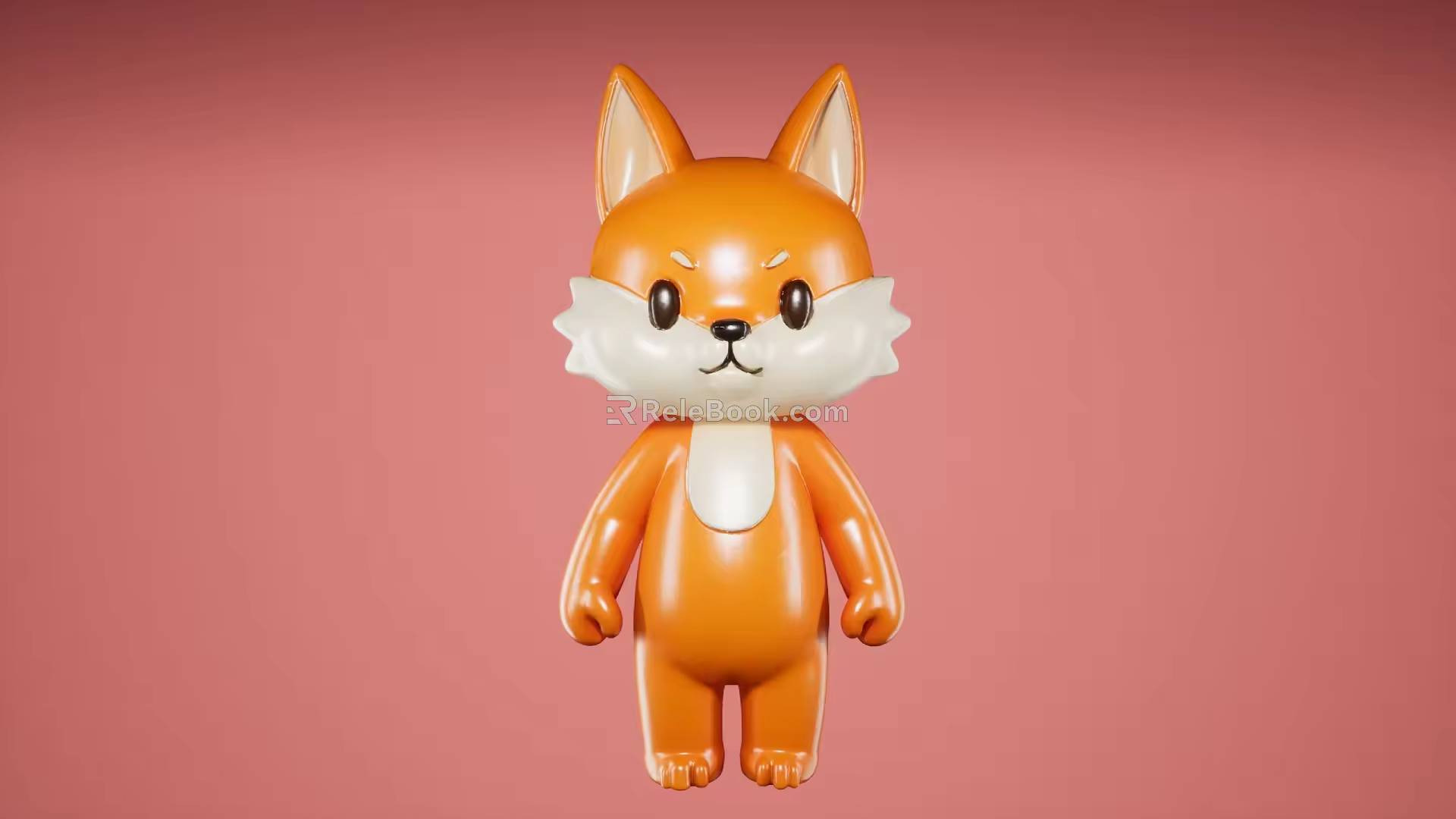Cartoon puppy ip Q puppy cute animal ip 3d model