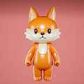 Cartoon puppy ip Q puppy cute animal ip 3d model