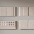 Different Beige Upholstered Headboard Designs With Various Patterns And Styles