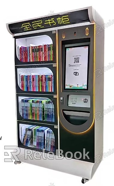 Self-service bookcase machine self-service vending machine model