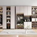 Modern Shoe Cabinet Interior Design With Hanging Rack Shoe Shelves And Storage Drawers