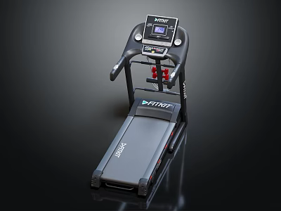 Modern JINT Treadmill With Digital Display For Home Gym Exercise Equipment 3d model