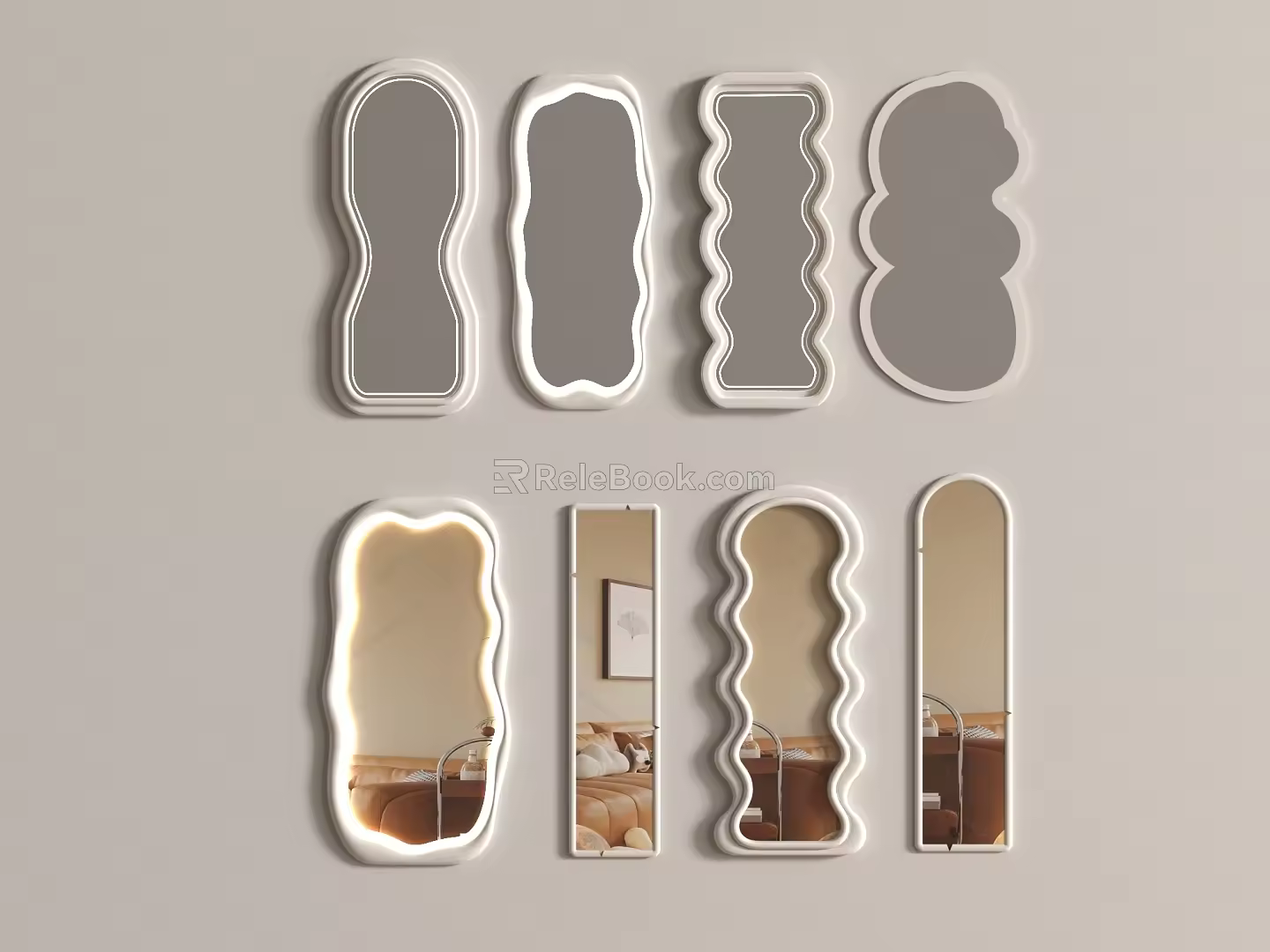 Modern Mirror 3d model