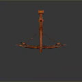 Crossbow Mechanical Crossbow Shift Bow and Arrow Shoot Far Equipment Weapons High-tech Crossbow 3d model