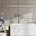 Modern Front Desk 3d model