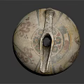 Artistic Ancient Pottery Jug Featuring Intricate Sculpture Carving And Painted Patterns
