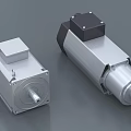 High Performance Industrial Electric Motors With Metal Housing And Black Control Box