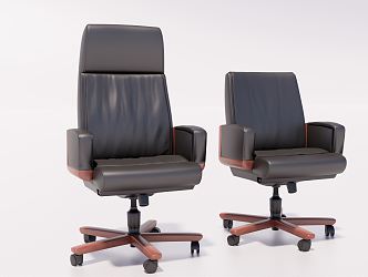 Modern Office Chair Leather Office Chair Boss Chair Lift Chair 3d model