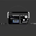 Retro Style Super Fi Portable Radio With Cassettes And Classic Handle Design